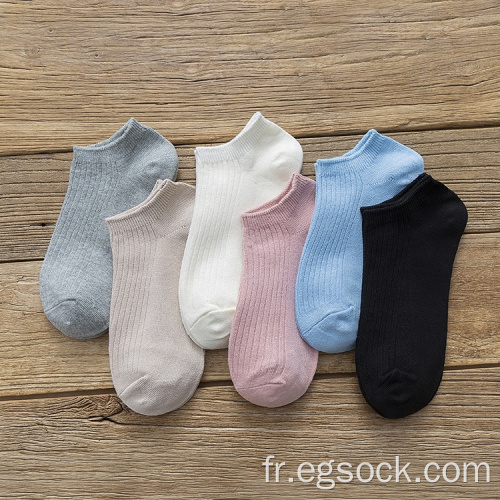 10 paires de chaussettes en coton basses mignonnes pour femmes